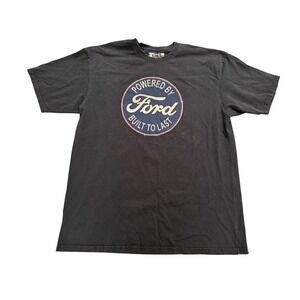 Ford Graphic T-Shirt Mens XL Black Good Powered By Built To Last Tee